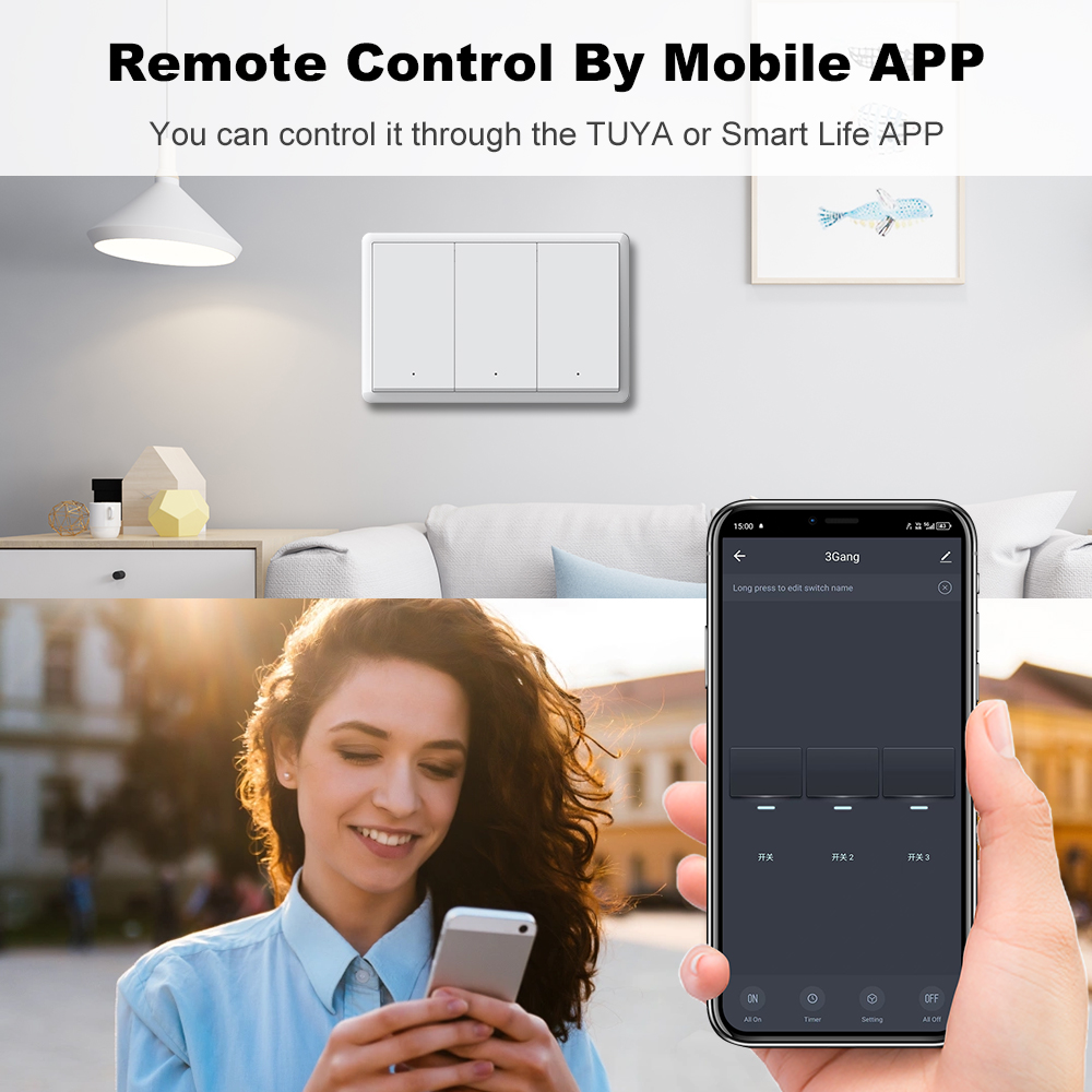 Interrupteur intelligent MANHO - Smart Home Voice Control avis et prix