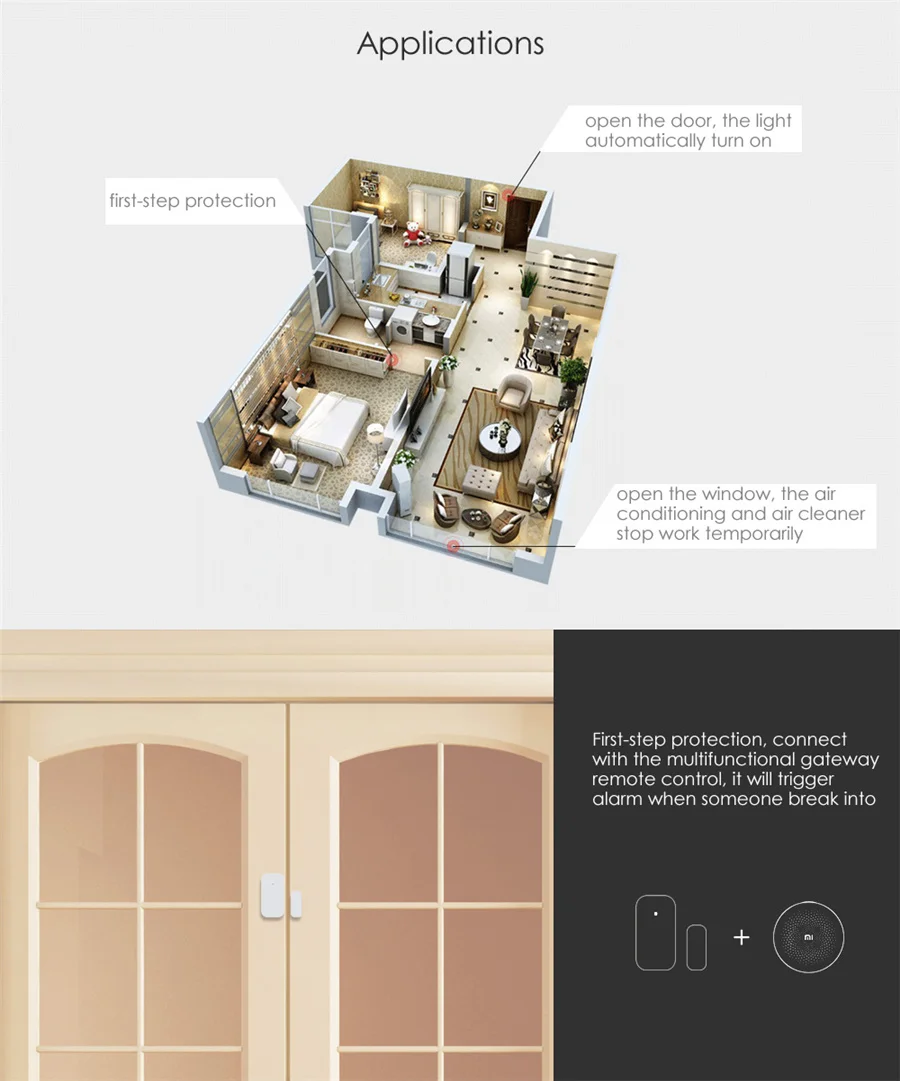 Capteur de porte/fenêtre Aqara - Smart Home Xiaomi 2 avis et prix