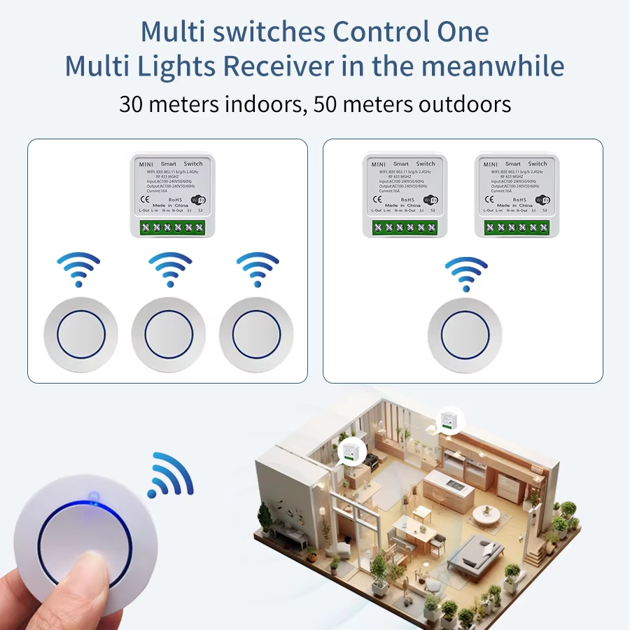 Interrupteur intelligent WiFi  - Smart Home Voice Control avis et prix